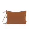 OIOI NAPPY CHANGING POUCH - CHESTNUT FAUX LEATHER