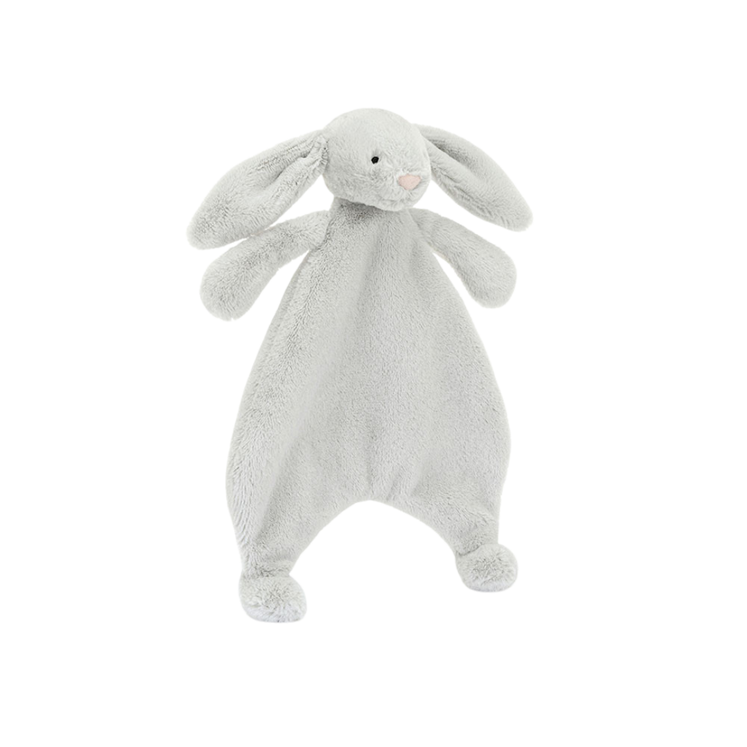 JELLYCAT BASHFUL SILVER BUNNY COMFORTER