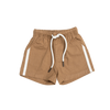 CINNAMON BABY COURTSIDE TENNIS SHORTS - CINNAMON