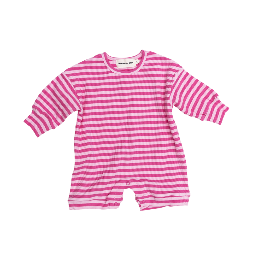 CINNAMON BABY HAMPTON ROMPER - PINK