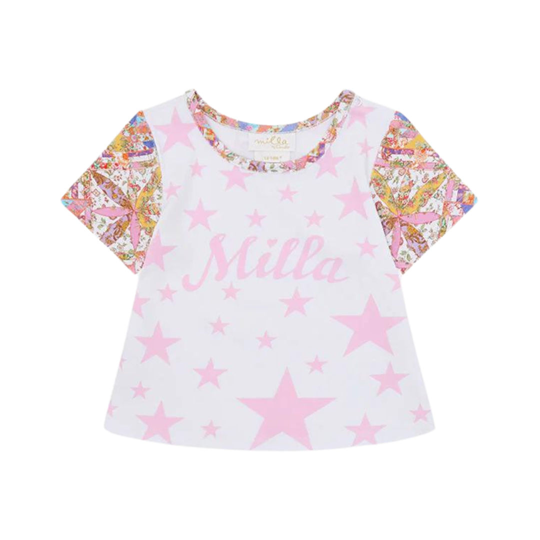 CAMILLA BABIES SHORT SLEEVE TEE - SEW YESTERDAY