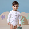 SNUGGLE HUNNY KIDS TURTLE LONG SLEEVE BODYSUIT