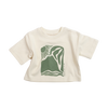 CINNAMON BABY BIG ISLAND TEE - OLIVE