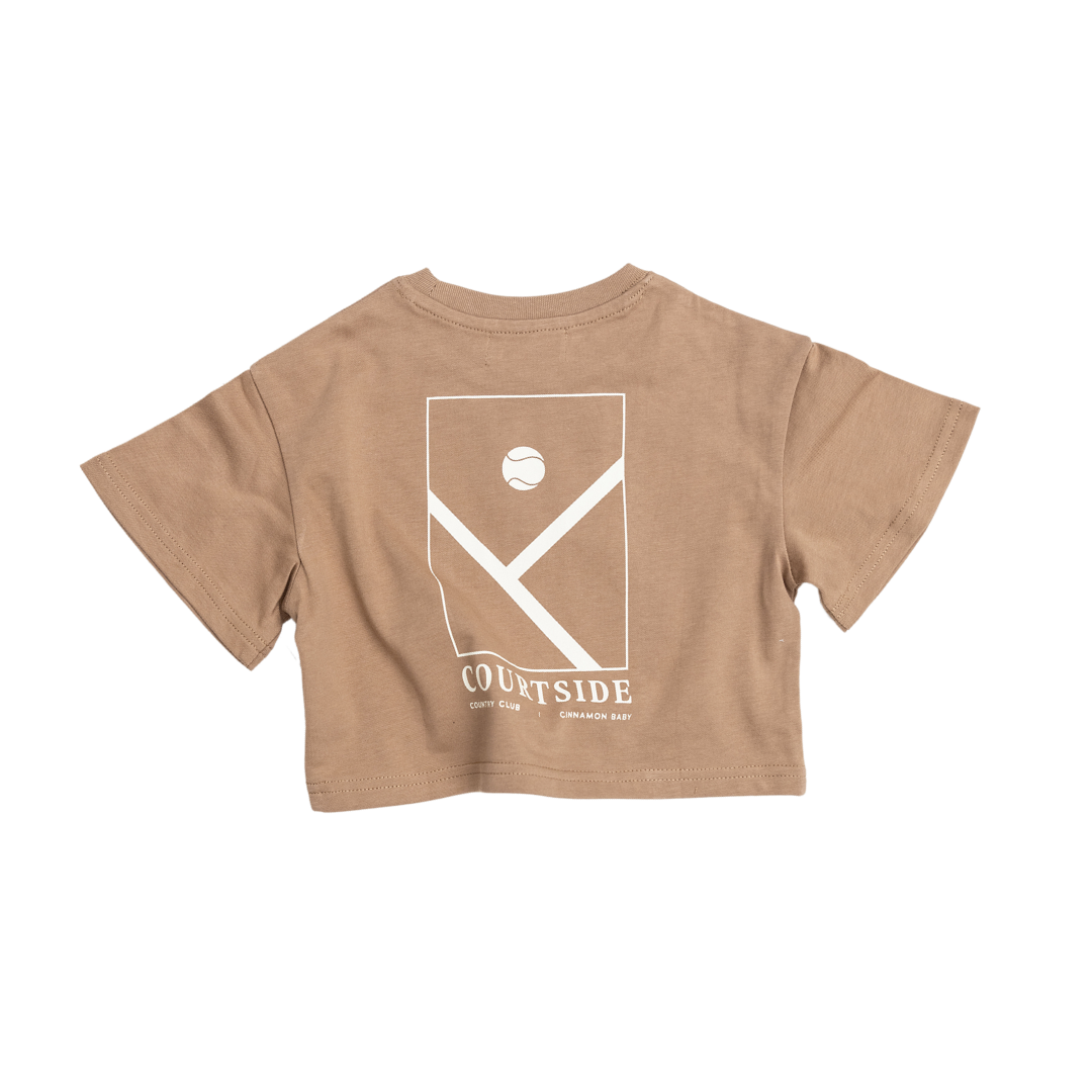 CINNAMON BABY COUNTRY CLUB TEE - CINNAMON