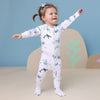 SNUGGLE HUNNY KIDS OCEAN SLEEPSUIT ZIP FOOTIE