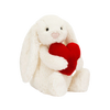 JELLYCAT BASHFUL RED LOVE HEART BUNNY