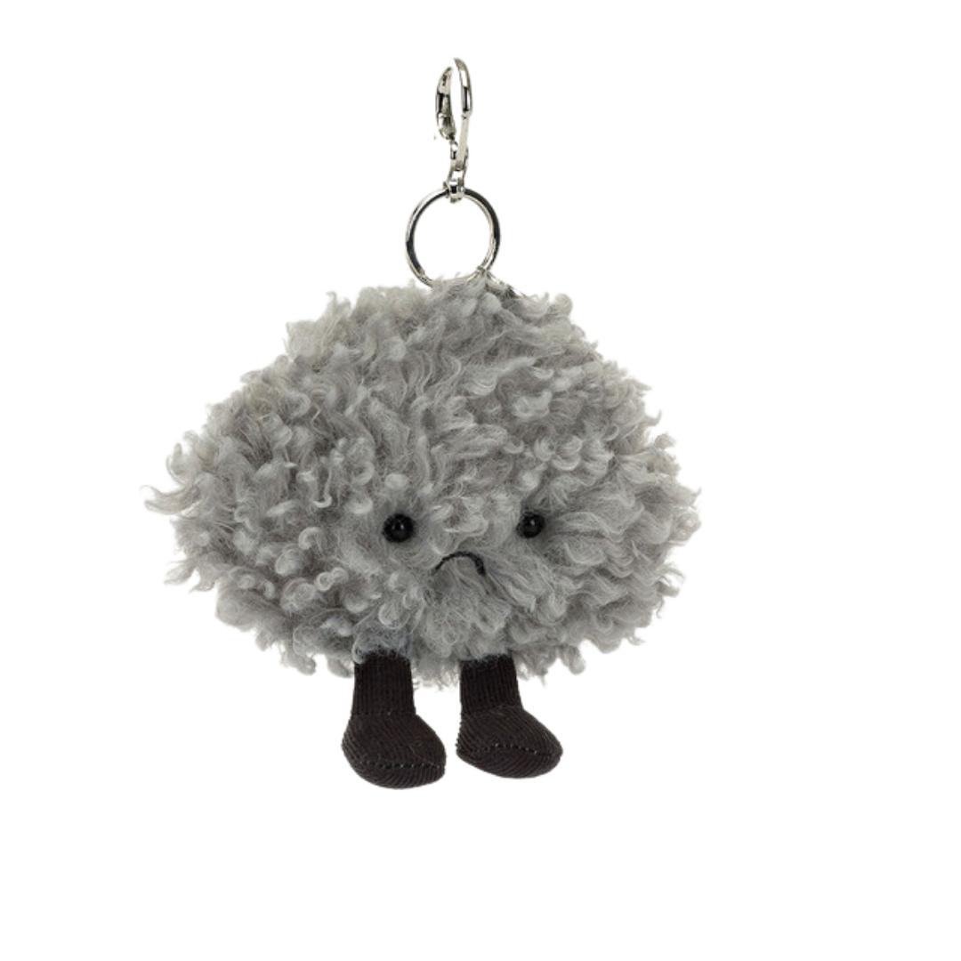 JELLYCAT AMUSEABLES STORM CLOUD BAG CHARM