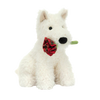 JELLYCAT MUNRO DOG HOLDING ROSE