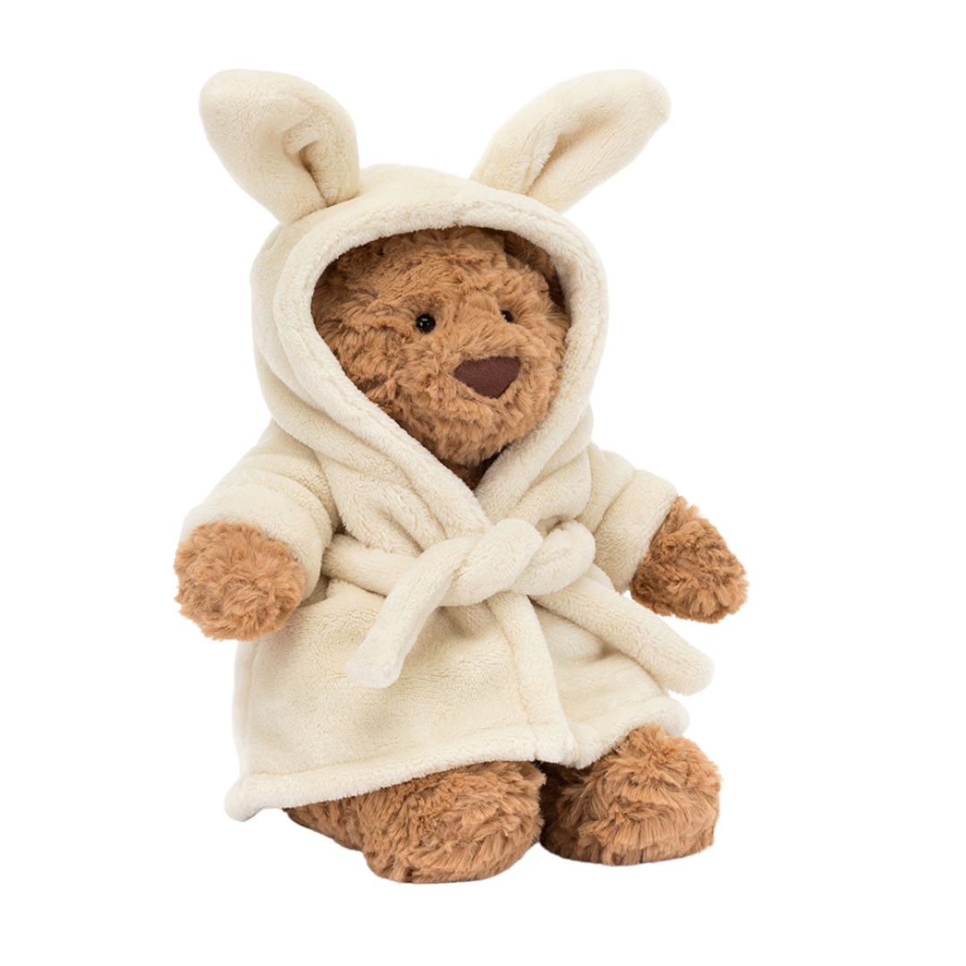 JELLYCAT BARTHOLOMEW BEAR BATHROBE