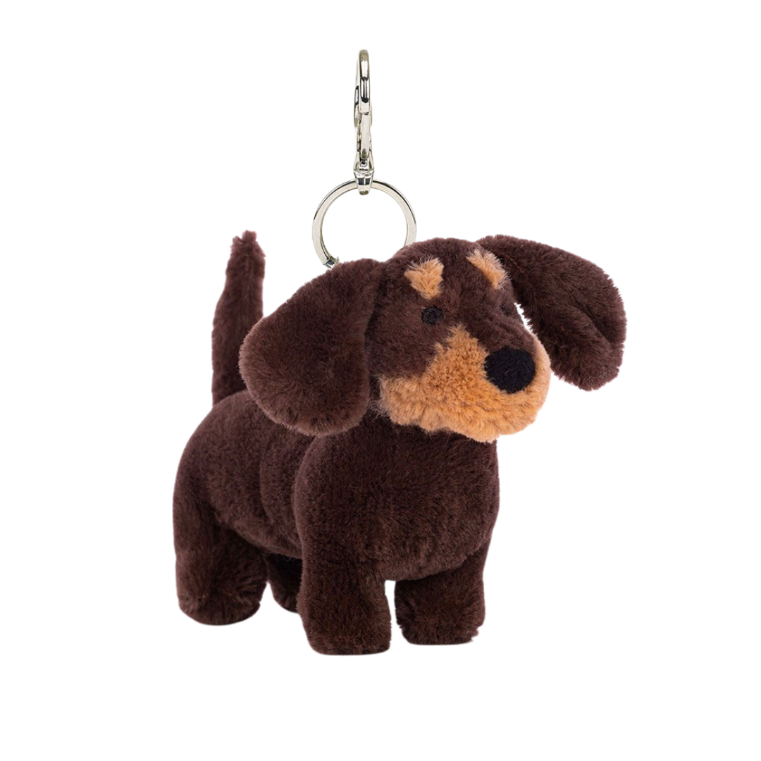 JELLYCAT OTTO SAUSAGE DOG BAG CHARM