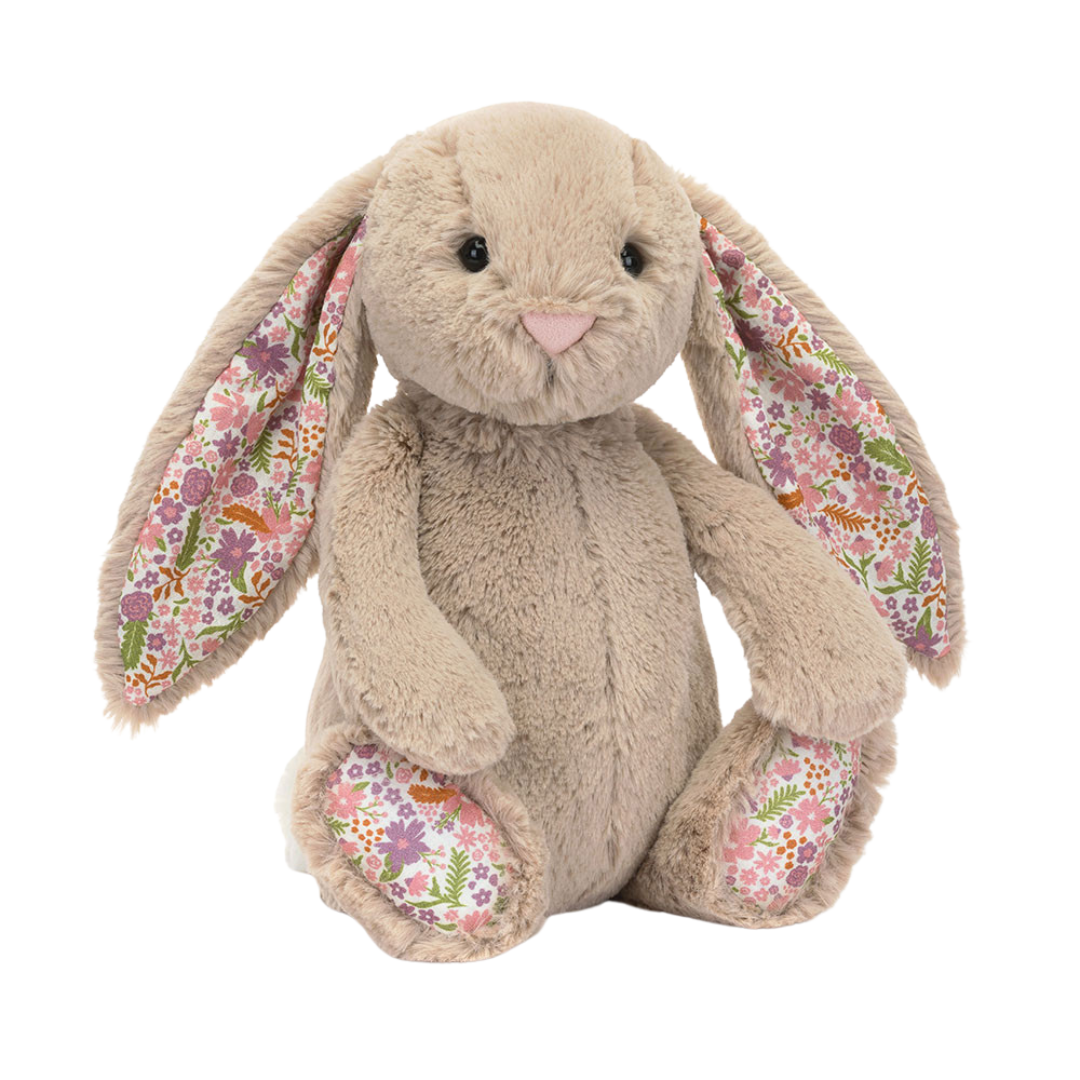 JELLYCAT BASHFUL BLOSSOM BEIGE BUNNY - PETAL