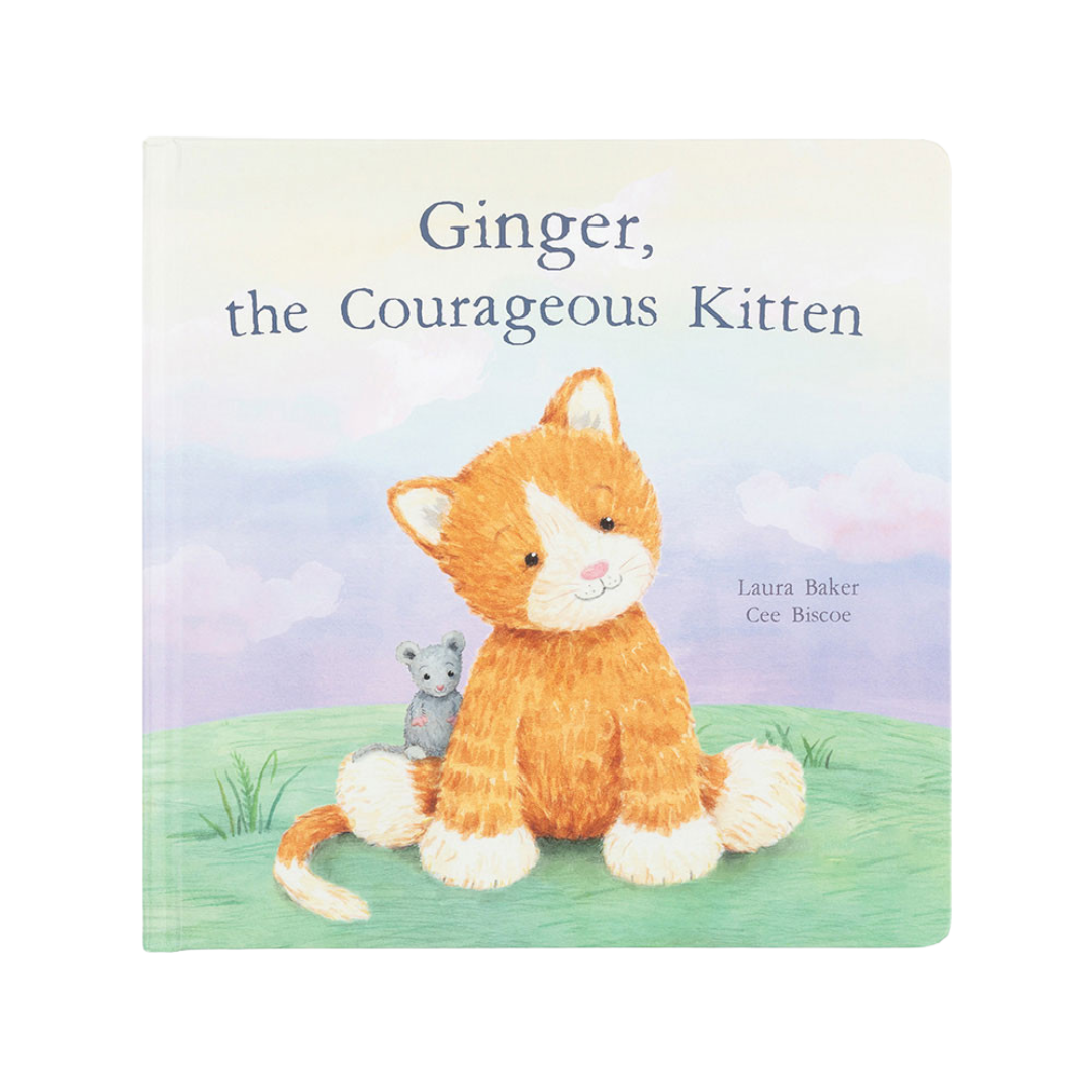 JELLYCAT GINGER, THE COURAGEOUS KITTEN BOOK