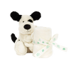 JELLYCAT BASHFUL BLACK & CREAM PUPPY SOOTHER