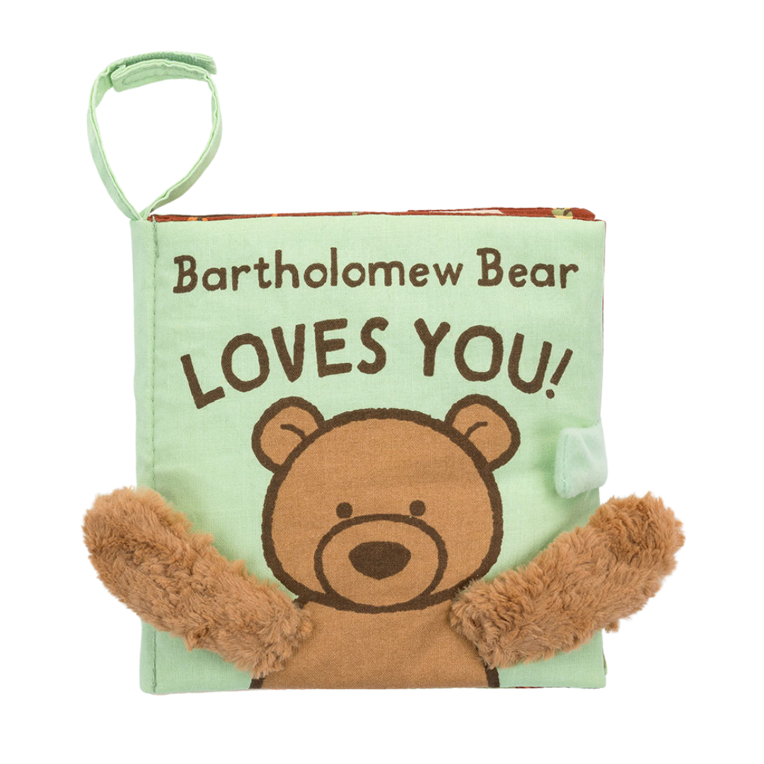 JELLYCAT BARTHOLOMEW BEAR LOVES YOU BOOK