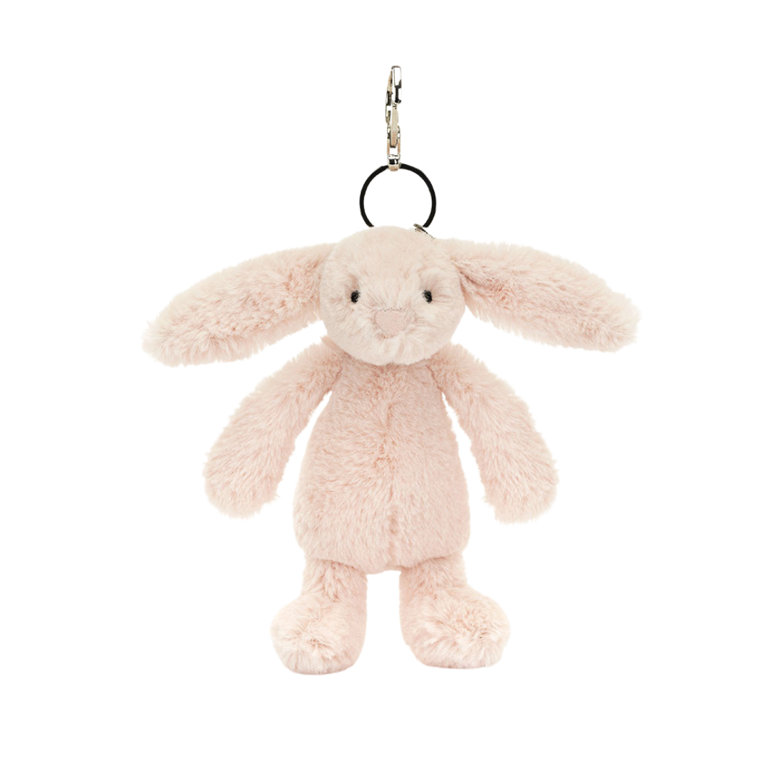 JELLYCAT BASHFUL BLUSH BUNNY BAG CHARM