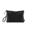 OIOI NAPPY CHANGING POUCH - BLACK FAUX LEATHER