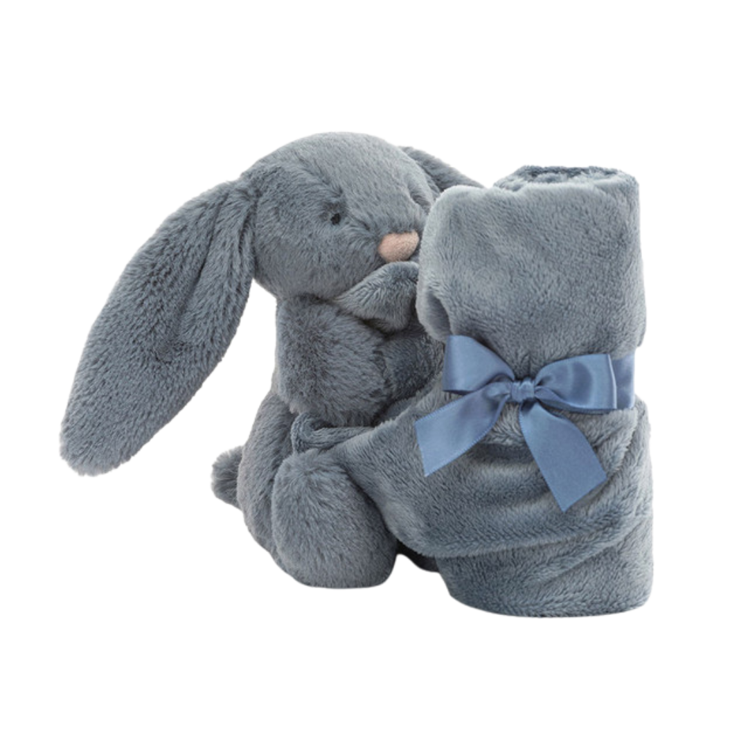 JELLYCAT BASHFUL DUSKY  BLUE BUNNY SOOTHER