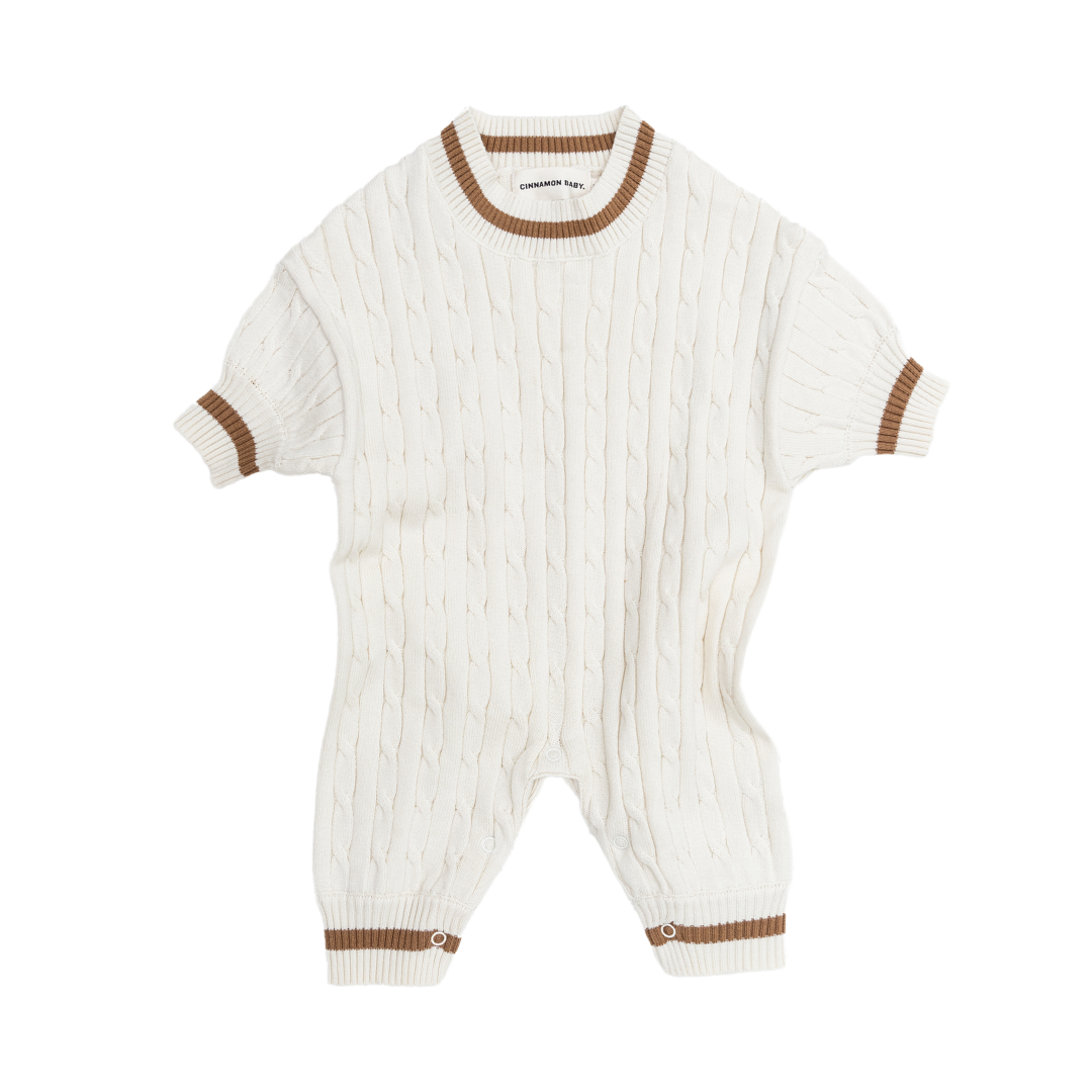 CINNAMON BABY PREP LOUNGE SUIT - CINNAMON