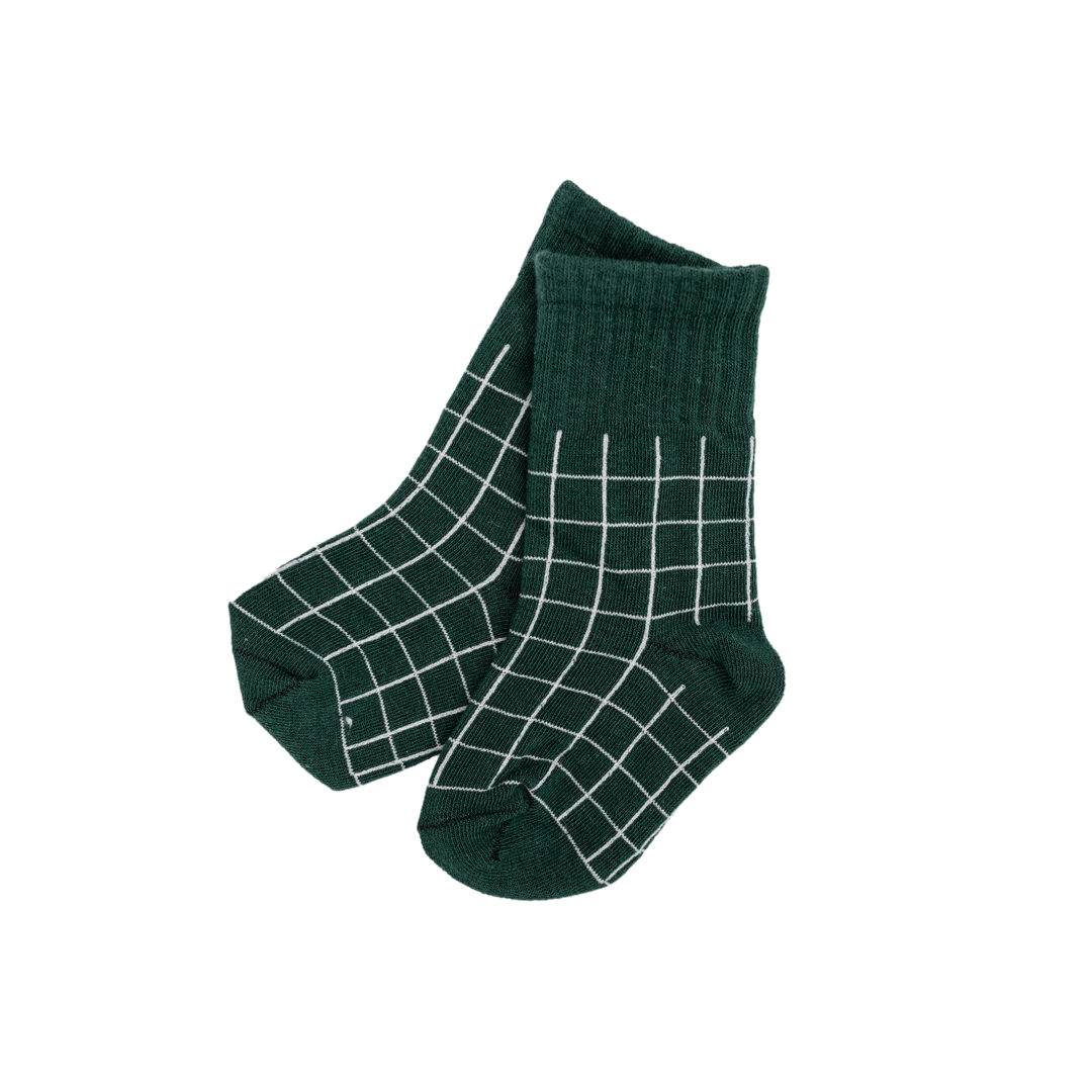 CINNAMON BABY COURTISDE SOCKS - OLIVE