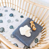 SNUGGLE HUNNY KIDS DIAMOND KNIT BABY BLANKET - RIVER