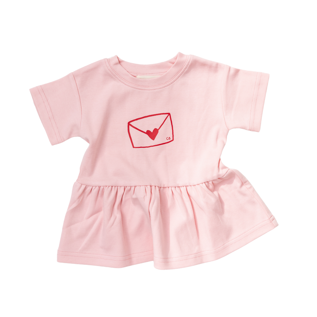 CINNAMON BABY LOVE LETTERS DRESS