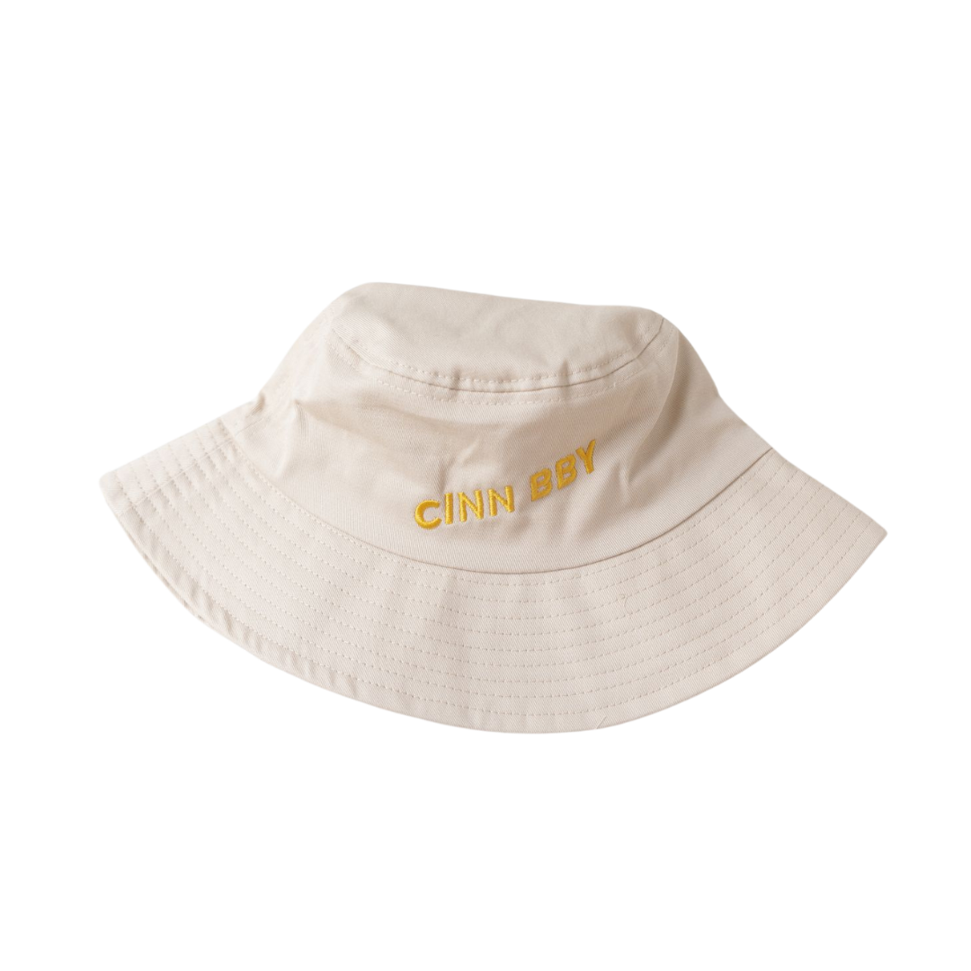 CINNAMON BABY CINN BABY BUCKET HAT - MUSTARD