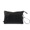 OIOI NAPPY CHANGING POUCH - BLACK FAUX LEATHER