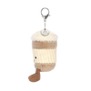 JELLYCAT AMUSEABLE COFFEE-TO-GO BAG CHARM