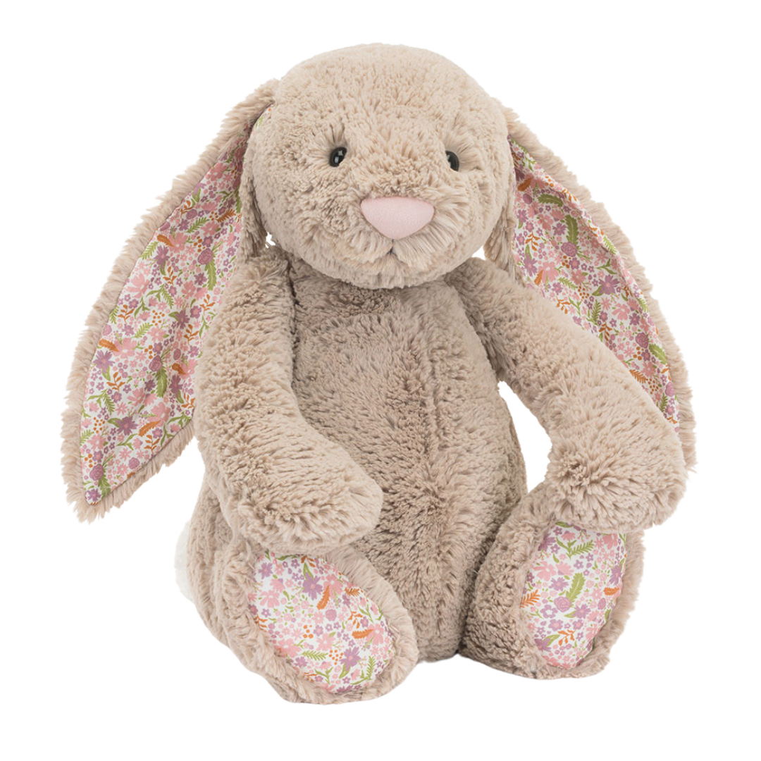 JELLYCAT BASHFUL BLOSSOM BEIGE BUNNY - PETAL