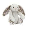 JELLYCAT BASHFUL BLOSSOM SILVER BUNNY - BLOOM