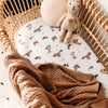 SNUGGLE HUNNY KIDS DIAMOND KNIT BABY BLANKET - HAZELNUT