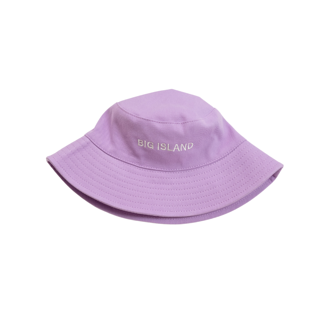 CINNAMON BABY BIG ISLAND BUCKET HAT - LILAC