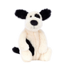 JELLYCAT BASHFUL BLACK & CREAM PUPPY