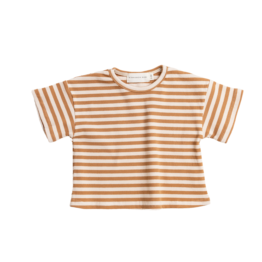 CINNAMON BABY HAMPTON T-SHIRT - CINNAMON