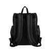 OIOI SIGNATURE NAPPY BACKPACK - BLACK FAUX LEATHER