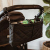 OIOI PRAM CADDY - BLACK DIAMOND QUILT