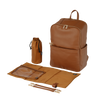 OIOI MULTITASKER BACKPACK - CHESTNUT FAUX LEATHER