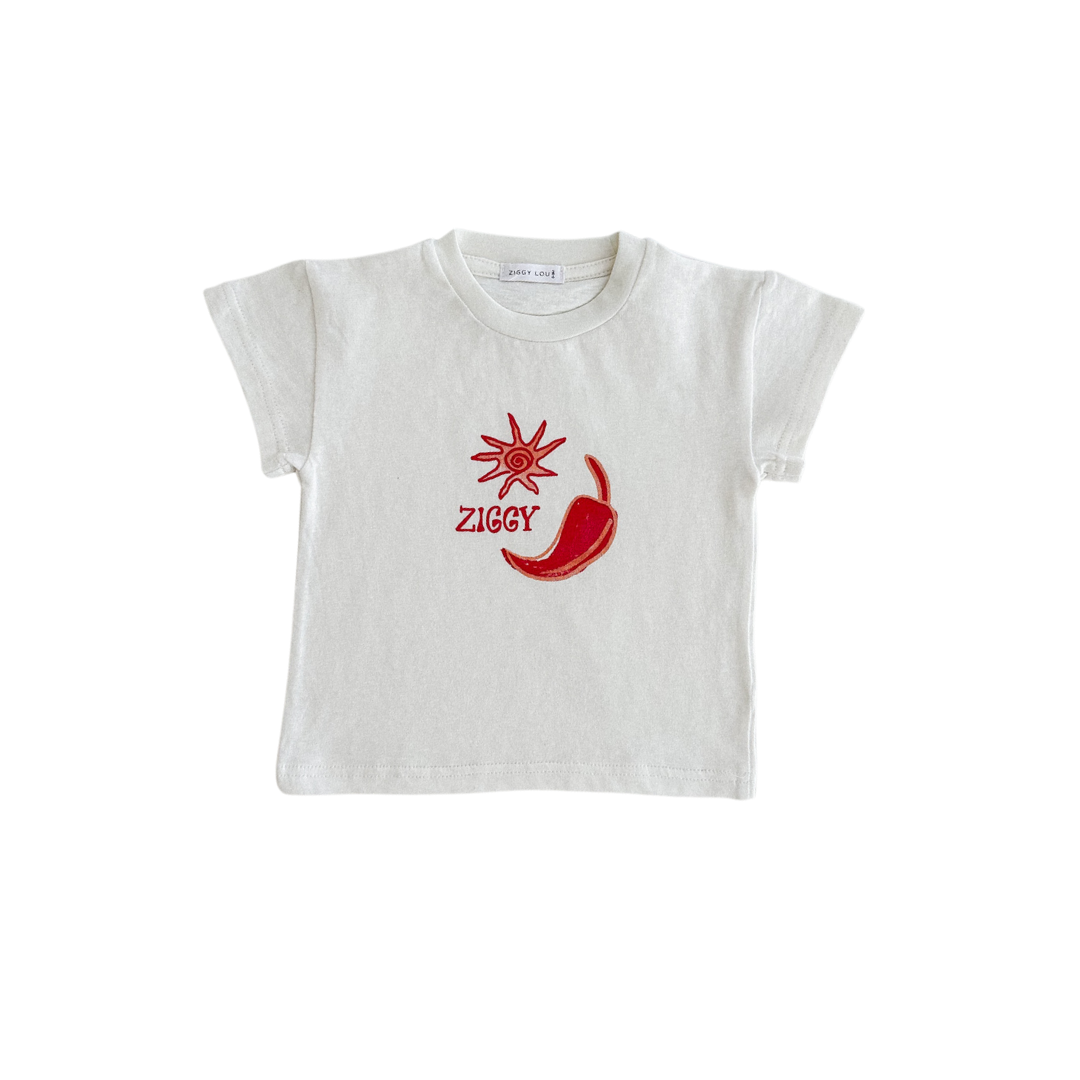 ZIGGY LOU TEE - CHILLI