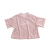 CINNAMON BABY TERRY TOWELING TEE - PINK