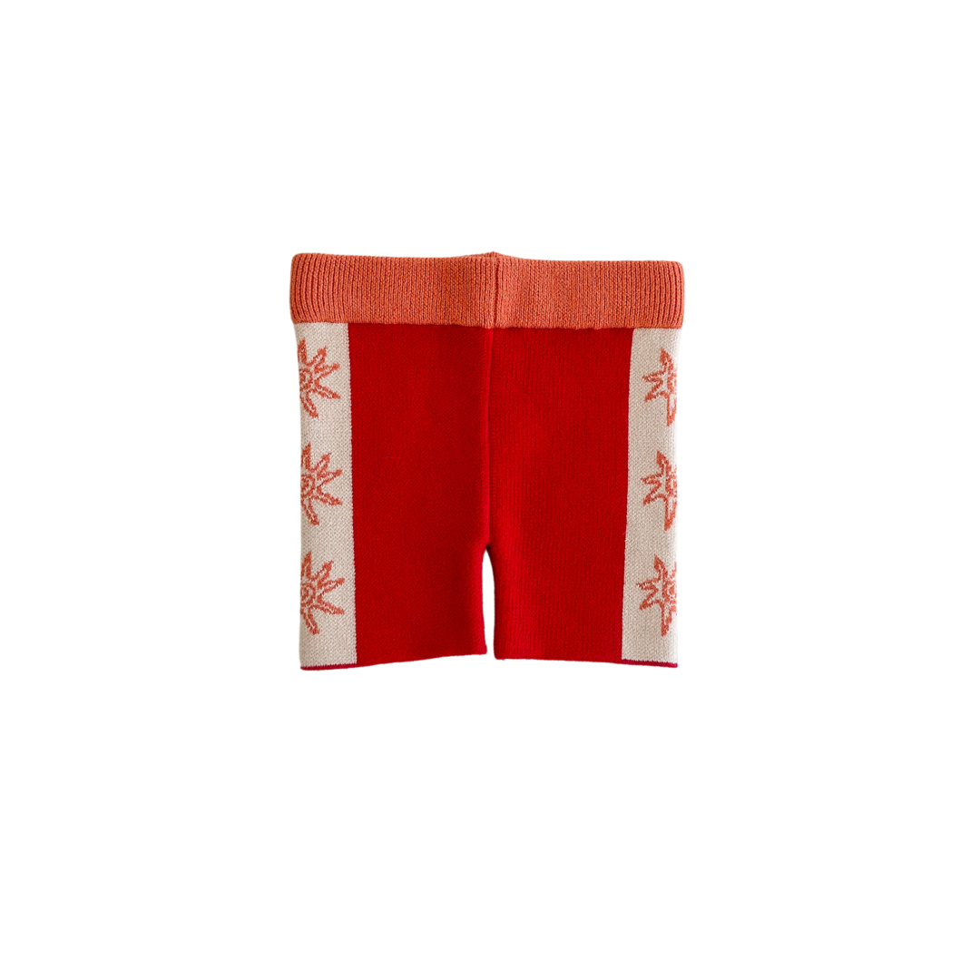 ZIGGY LOU BIKE SHORTS - CHILLI