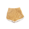 CINNAMON BABY TERRY SHORTS - MUSTARD