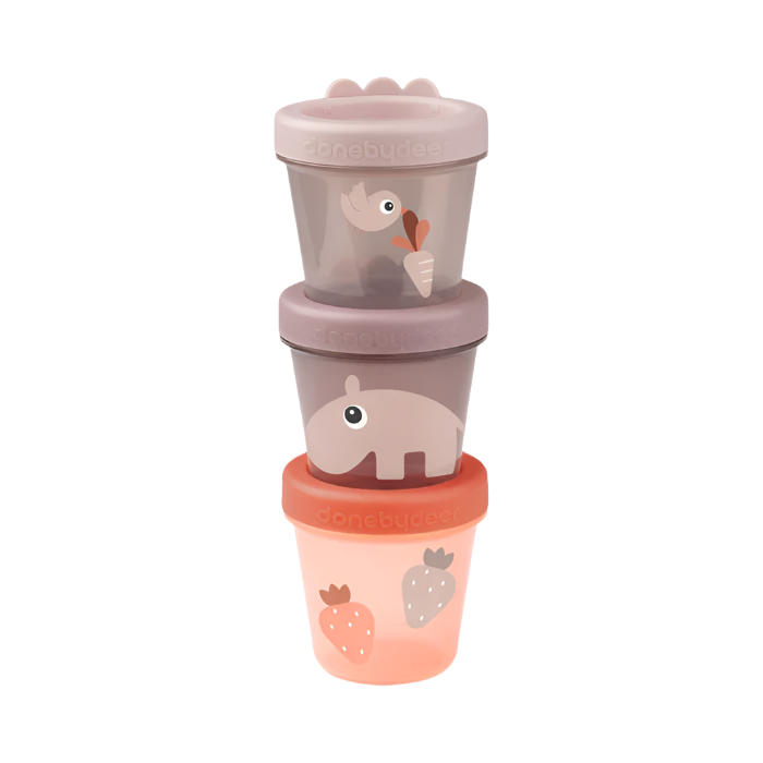 DONE BY DEER BABY FOOD CONTAINER 3-PIECE OZZO POWDER