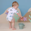 SNUGGLE HUNNY KIDS OCEAN SHORT SLEEVE BODYSUIT