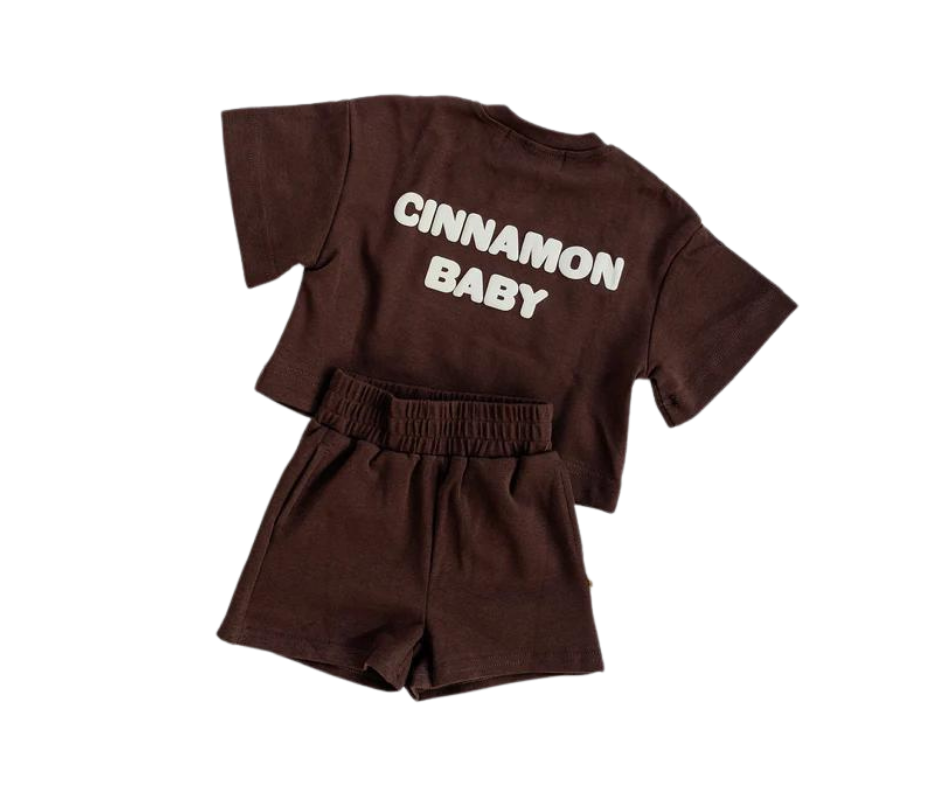 CINNAMON BABY CINNAMON SET - CHOCOLATE