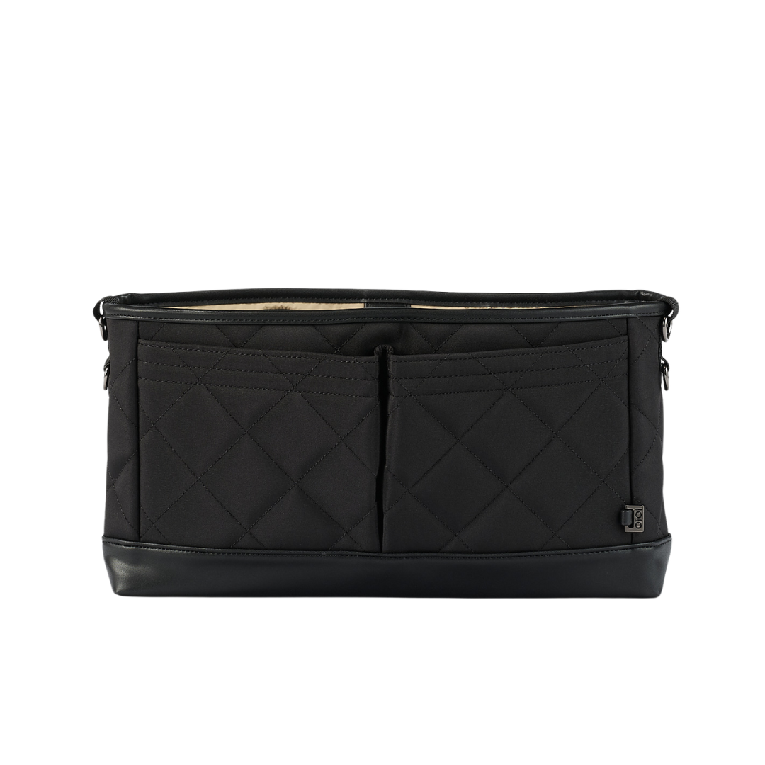 OIOI PRAM CADDY - BLACK DIAMOND QUILT