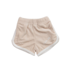 CINNAMON BABY TERRY SHORTS - CREAM