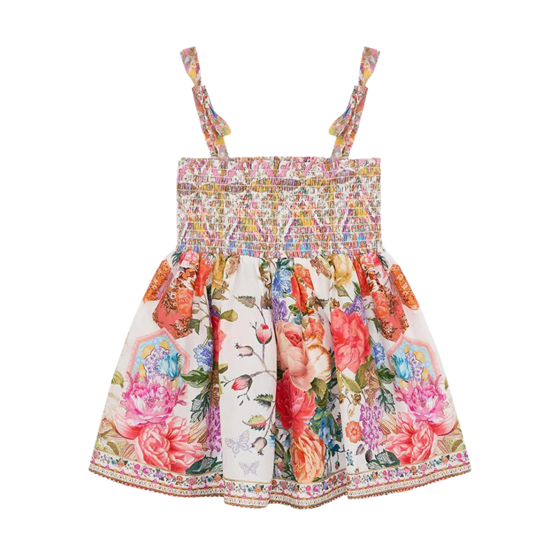 CAMILLA BABIES DRESS WITH SHIRRING - SEW YESTERDAY