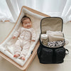 OIOI SIGNATURE NAPPY BACKPACK - BLACK DIAMOND QUILT