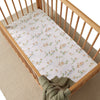 SNUGGLE HUNNY DUCK POND FITTED COT SHEET