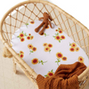 SNUGGLE HUNNY KIDS BASSINET SHEET / CHANGE PAD COVER - SUNFLOWER